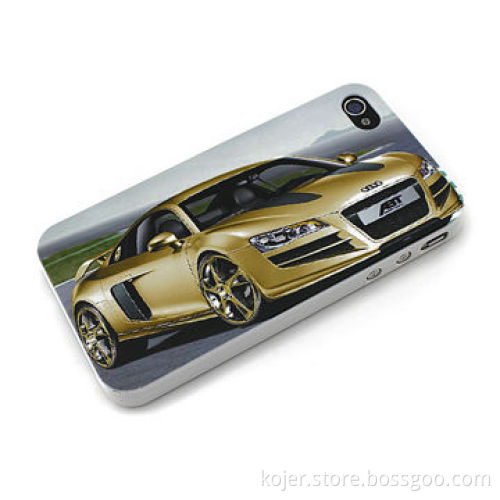 Case for Apple's iPhone 4 with Good Hand Feeling, Available in Various Printed Patterns